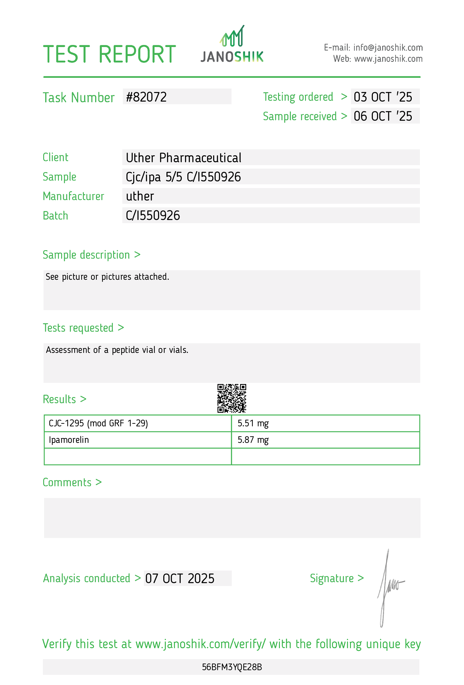 CJC-1295 (No DAC) & Ipamorelin